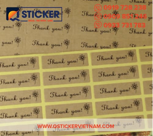Tem dán quạt giấy