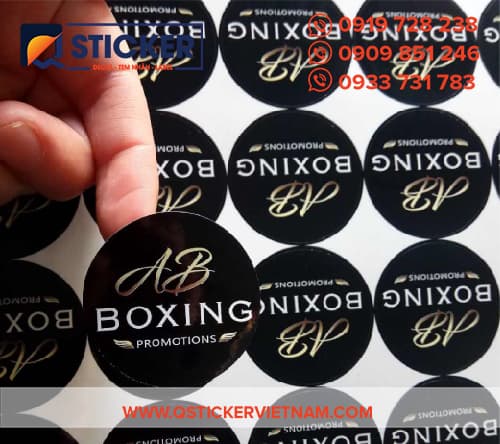 Tem bảo hành boxing